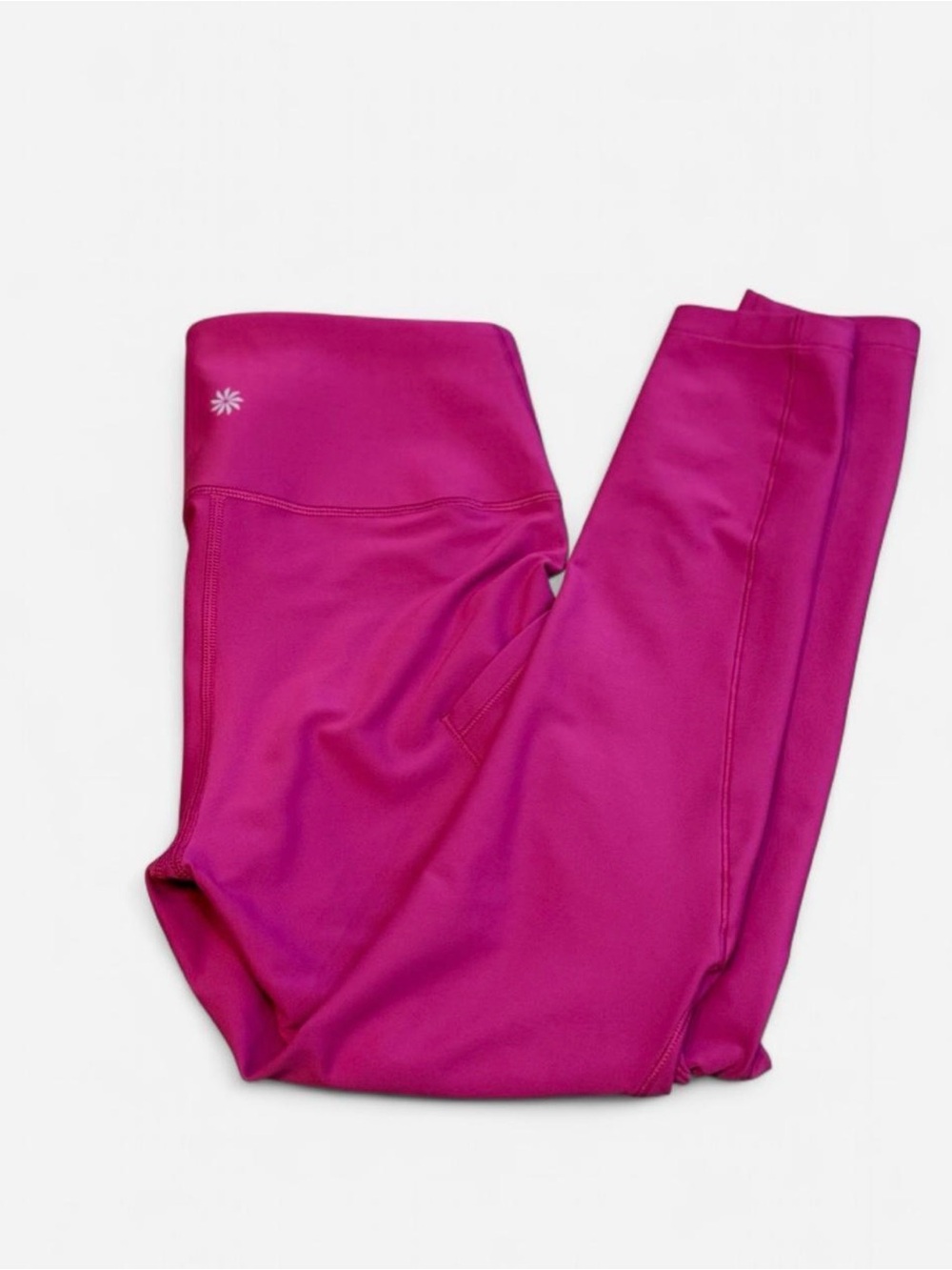 Athleta Interval Stash 7/8 Leggings High Rise Running Yoga Active Athletic - Picture 4 of 5